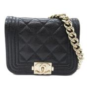 Chanel Vintage Pre-owned Laeder chanel-vskor Black, Dam