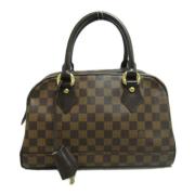 Louis Vuitton Vintage Pre-owned Tyg louis-vuitton-vskor Brown, Dam