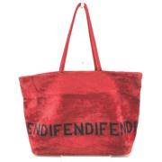 Fendi Vintage Pre-owned Laeder fendi-vskor Red, Dam