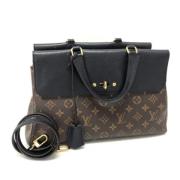 Louis Vuitton Vintage Pre-owned Tyg louis-vuitton-vskor Black, Dam