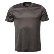 Eton Lyxig Bomull T-shirt Gray, Herr