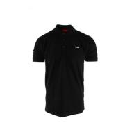 Hugo Boss Slim Fit Svart Polo Skjorta Black, Herr