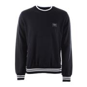 Dolce & Gabbana Herr Sweatshirt - Stiligt design Black, Herr