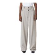 Closed Randers Twill Byxor Beige, Dam