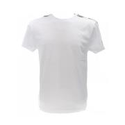 Love Moschino Vit Bomull T-shirt White, Herr