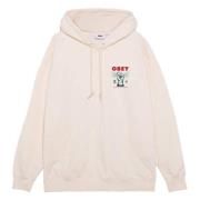 Obey Ny Klar Power Hoodie Beige, Herr