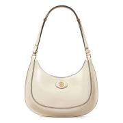 Tory Burch Konvertibel axelväska i Shea Butter White, Dam