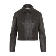 Giorgio Armani Delicioso Blouson Jacket Brown, Dam