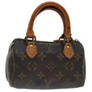 Louis Vuitton Vintage Pre-owned Canvas handvskor Brown, Dam