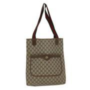 Gucci Vintage Pre-owned Laeder totevskor Beige, Dam