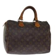 Louis Vuitton Vintage Pre-owned Canvas handvskor Brown, Dam