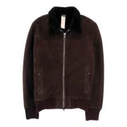 Giorgio Brato Shearling Bomberjacka Brown, Herr