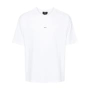 A.p.c. Micro Logo Print T-Shirt White, Herr