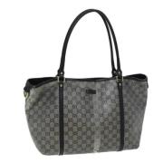 Gucci Vintage Pre-owned Canvas totevskor Gray, Dam