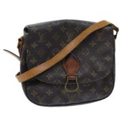 Louis Vuitton Vintage Pre-owned Canvas louis-vuitton-vskor Brown, Dam