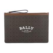 Bally Stilfull Borse Clutch Väska Brown, Herr