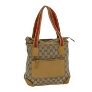 Gucci Vintage Pre-owned Canvas handvskor Beige, Dam