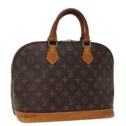 Louis Vuitton Vintage Pre-owned Canvas handvskor Brown, Dam