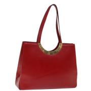 Celine Vintage Pre-owned Laeder totevskor Red, Dam