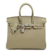 Hermès Vintage Pre-owned Laeder handvskor Beige, Dam