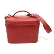 Chanel Vintage Pre-owned Laeder chanel-vskor Red, Dam