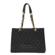 Chanel Vintage Pre-owned Laeder chanel-vskor Black, Dam