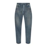 Saint Laurent Jeans med lätt avsmalnande ben Blue, Dam