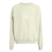 Calvin Klein Arkiv Monologo Hoodie Beige, Herr