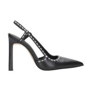 Michael Kors Alora High Sling Svarta Pumps Black, Dam