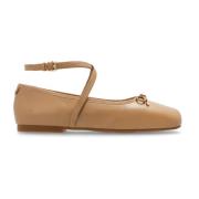 Michael Kors Ballet Flats Collette Beige, Dam