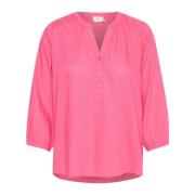 Kaffe Hot Pink Blus 10552334 Pink, Dam