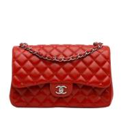 Chanel Vintage Pre-owned Laeder chanel-vskor Red, Dam