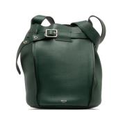 Celine Vintage Pre-owned Laeder axelremsvskor Green, Dam