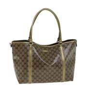 Gucci Vintage Pre-owned Canvas totevskor Beige, Dam