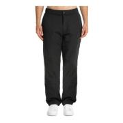 Emporio Armani EA7 Midjehöga Sweatpants med Logofickor Black, Herr