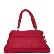 Salvatore Ferragamo Pre-owned Pre-owned Canvas handvskor Red, Dam