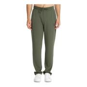 Emporio Armani EA7 Elastisk Midja Joggers med Logo Green, Herr