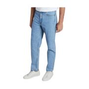 A.p.c. Hög Midja Tapered Jeans Blue, Herr