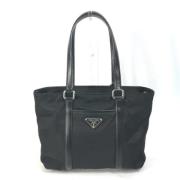 Prada Vintage Pre-owned Tyg prada-vskor Black, Dam