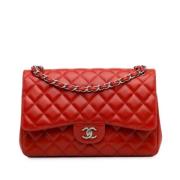 Chanel Vintage Pre-owned Laeder chanel-vskor Red, Dam