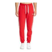 Emporio Armani EA7 Elastisk midja joggers med logo Red, Herr