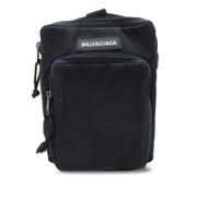 Balenciaga Vintage Pre-owned Canvas axelremsvskor Black, Dam