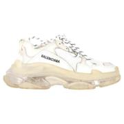 Balenciaga Vintage Pre-owned Polyester sneakers Beige, Dam