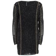 Balmain Pre-owned Pre-owned Tyll klnningar Black, Dam