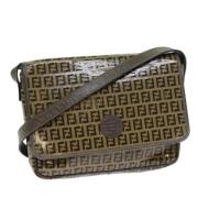 Fendi Vintage Pre-owned Canvas fendi-vskor Brown, Dam