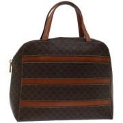 Celine Vintage Pre-owned Laeder handvskor Brown, Dam