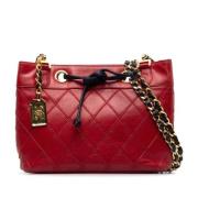 Chanel Vintage Pre-owned Laeder chanel-vskor Red, Dam