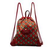 Gucci Vintage Pre-owned Laeder ryggsckar Red, Dam