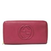 Gucci Vintage Pre-owned Laeder plnbcker Red, Dam