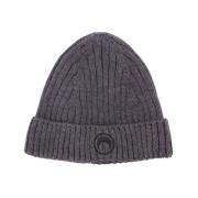 Marine Serre Ljusgrå Ull Beanie Gray, Unisex